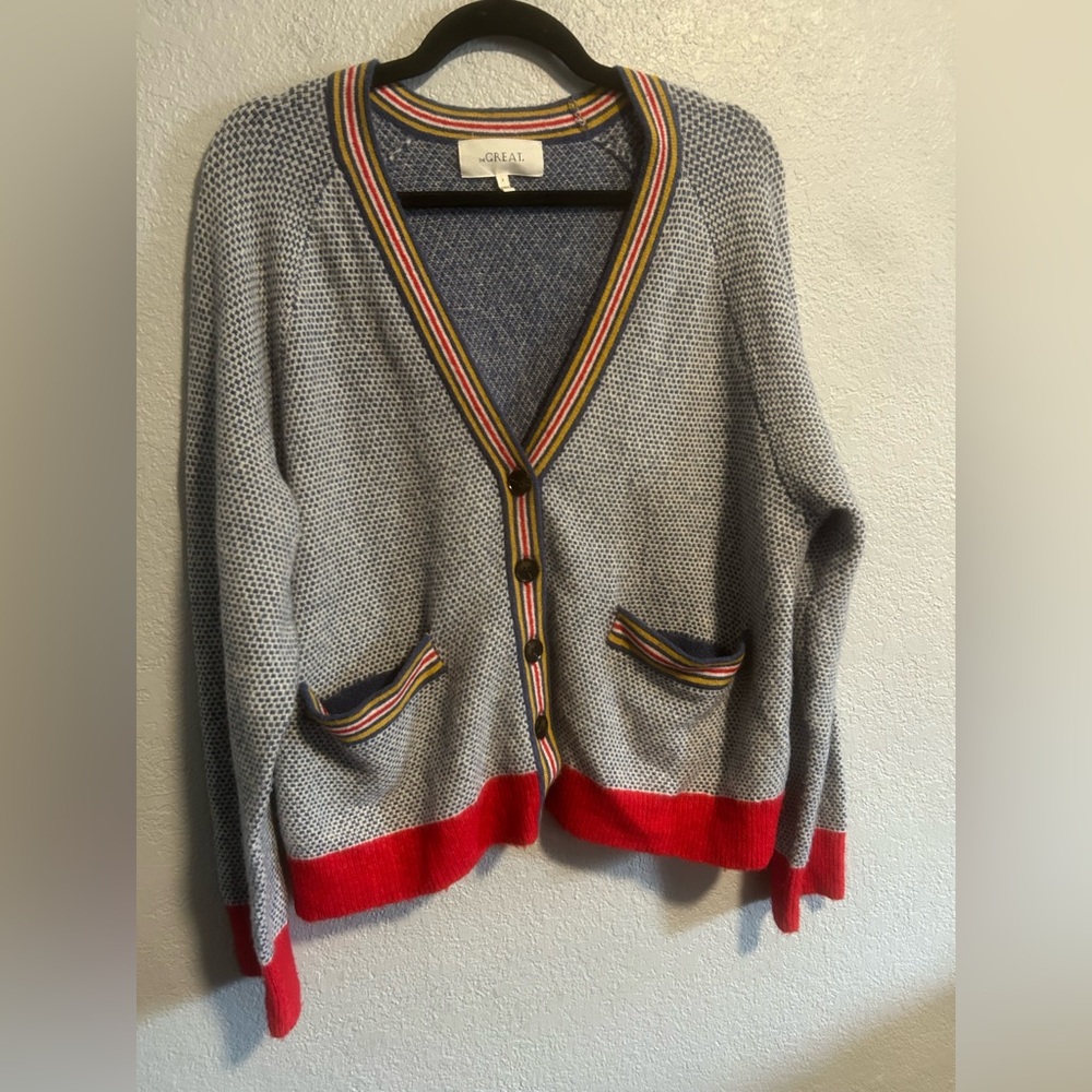The GREAT. Varsity cardigan sweater - Picture 4 of 12